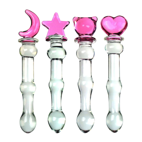 Variety of Glass dildos